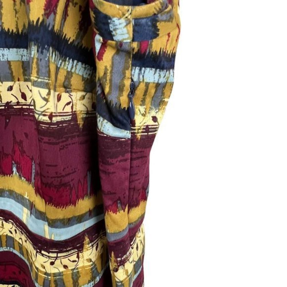 Pendleton Womens Multicolored Abstract Cap Sleeve… - image 4